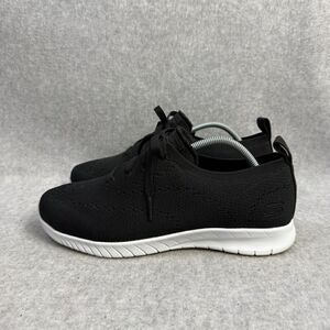 Skechers Shoes Womens Size‎ 9 Wave Lite Black Casual Wing Tip Sneakers 23630